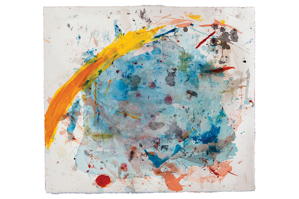 Frances Aviva Blane - Untitled 1: 34x34 cm, pastel on fabriano paper