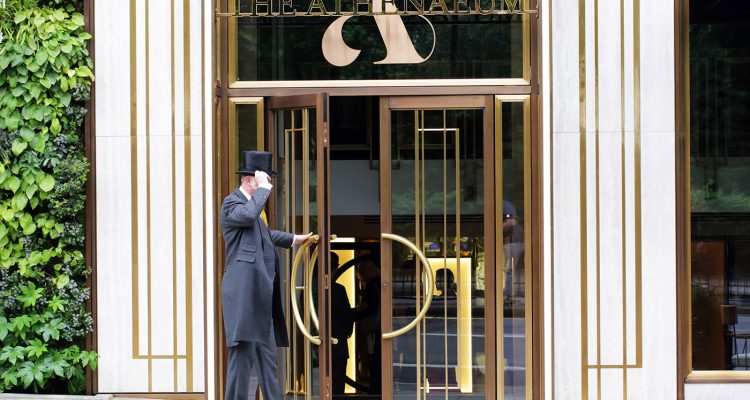 Font Page. Athenaeum entrance