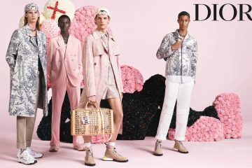 Kim Jones first Dior Men's Advertising Campaign in collaboration with Kaws