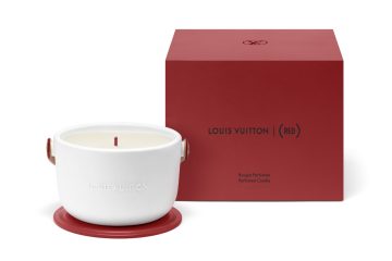 Louis Vuitton and (RED) present the Louis Vuitton I (RED) candle in support of the fight to end AIDS