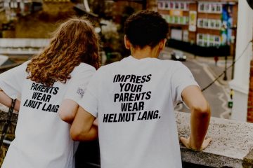 Helmut Lang Slogan Feature