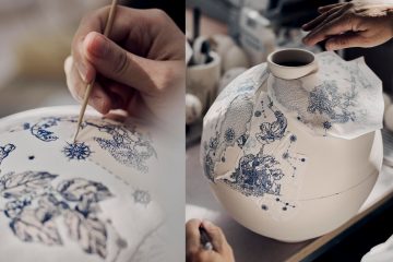 Dior presents the imagery of remarkable craftsmanship behind the Astro vase