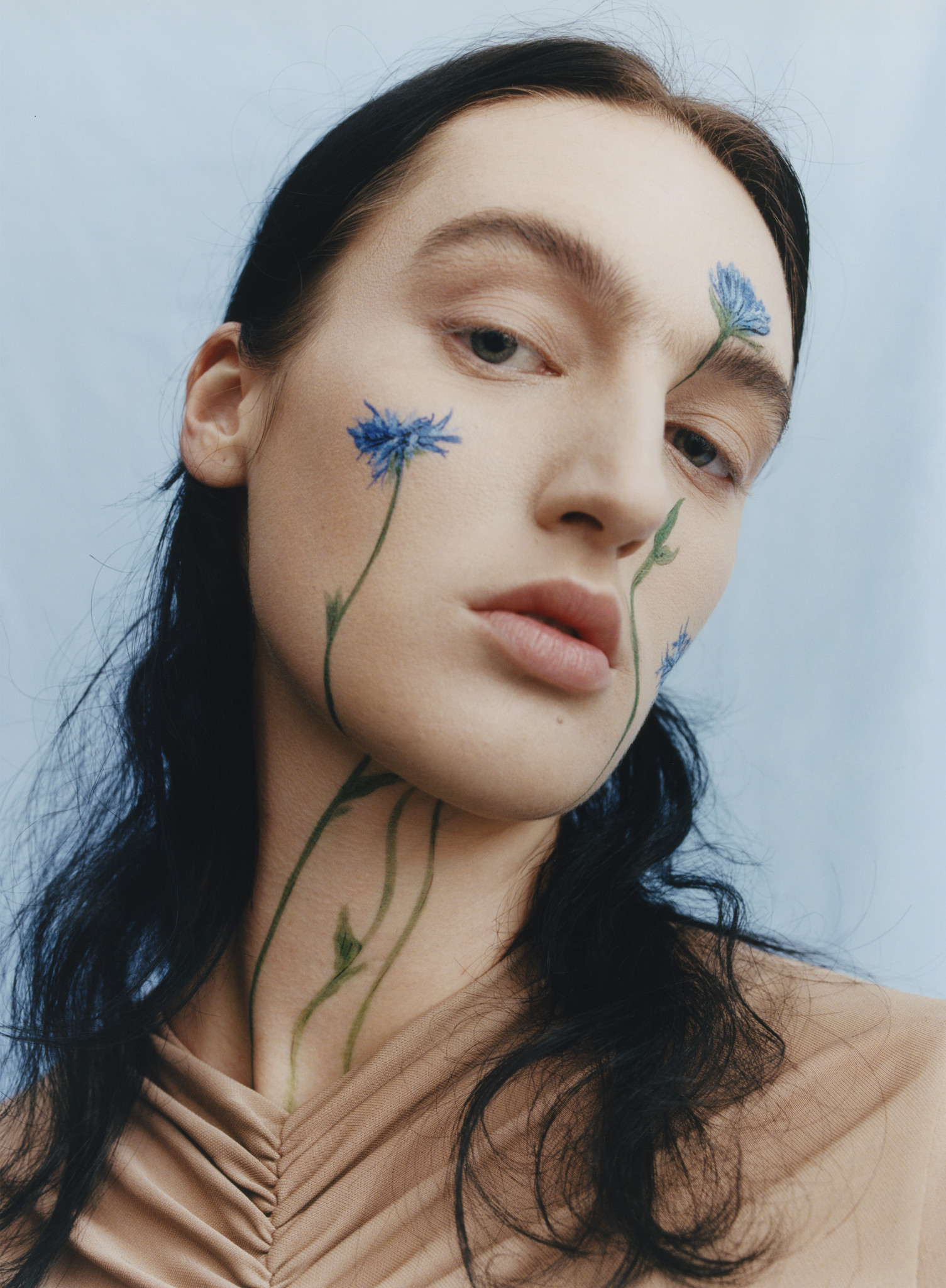 Glass presents Flowers a beauty story by photographer Benjamin