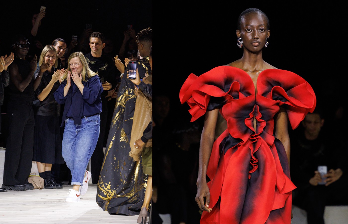 Sarah Burton takes her final bow for Alexander McQueen with SS24 - The  Glass Magazine