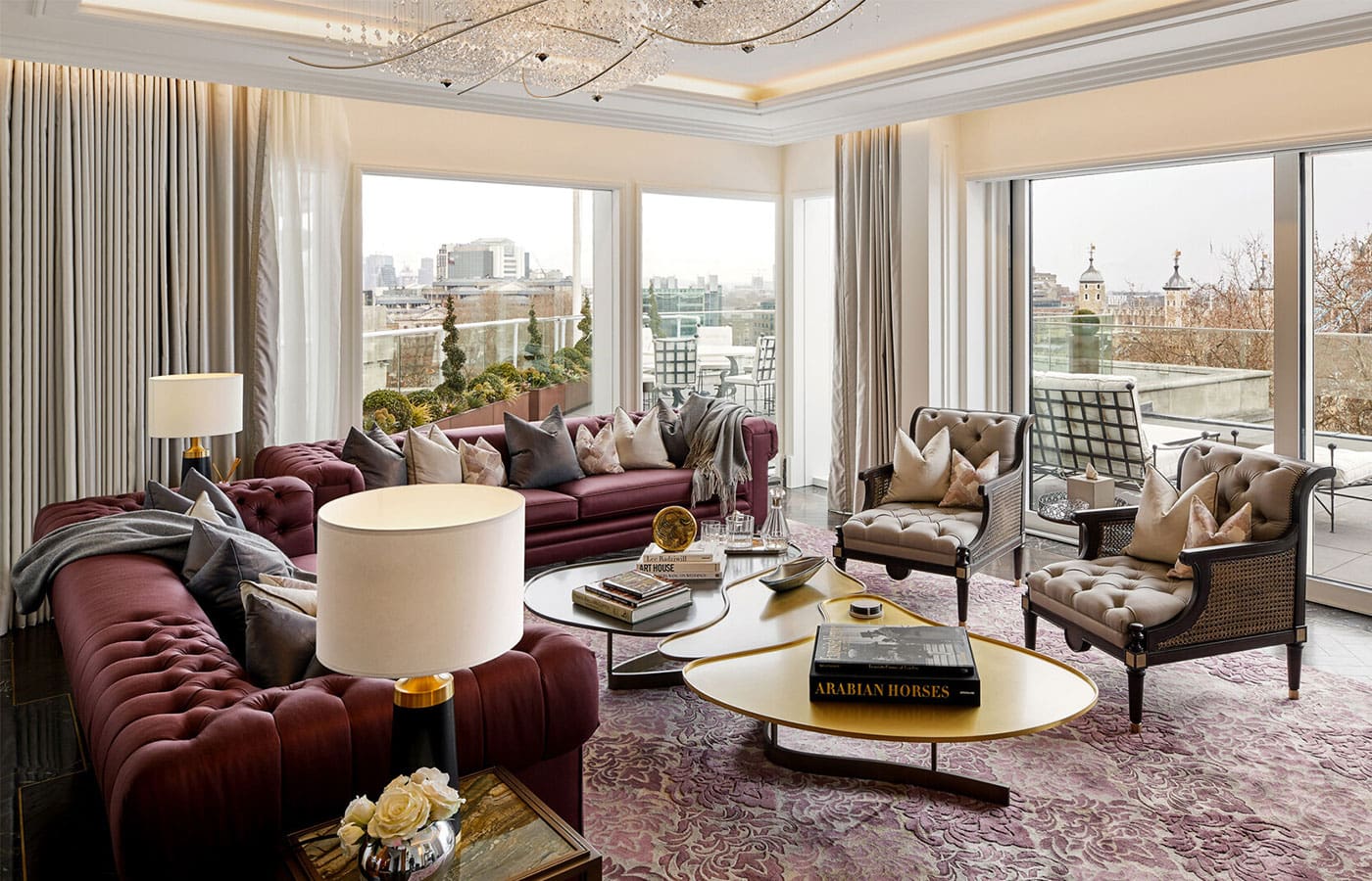 Four Seasons Hotel London unveils sparkling Skyline Penthouse at Ten ... - Sparkling Penthouse Resolved Decor
