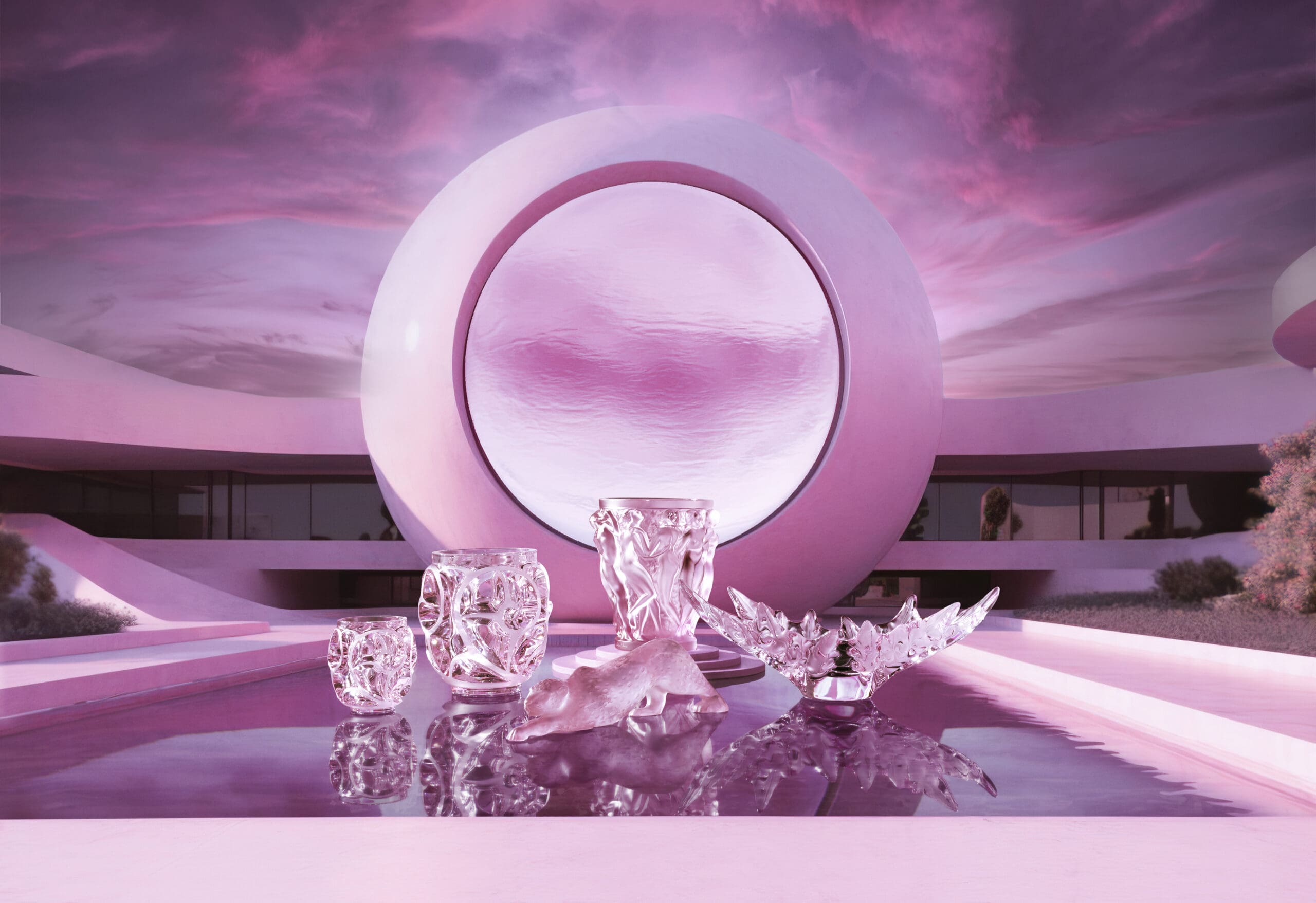 Lalique launches new Iconics Rose Nebula collection - The Glass