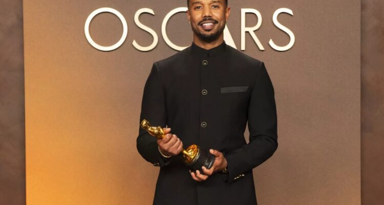 Michael B. Jordan Oscar's Suit Louis Vuitton Academy Award 2026