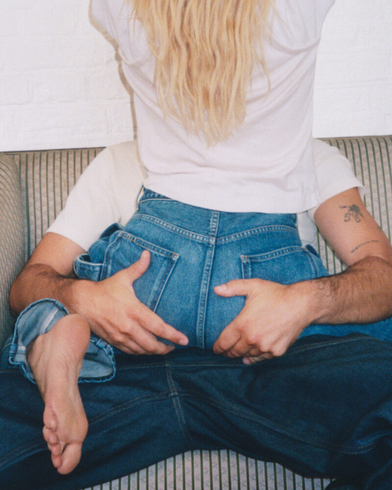 Dree Hemingway JW Anderson Denim